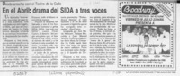 En el Abril, drama del SIDA a tres voces  [artículo].