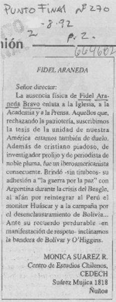 Fidel Araneda