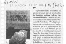 Pruebas a la vista.