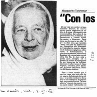 "Con los ojos abiertos".