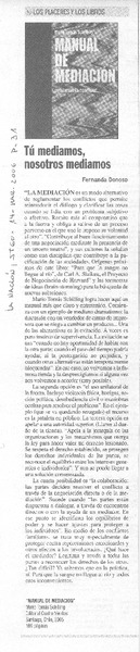 Tú mediamos, nosotros mediamos