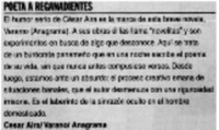 Poeta a regañadientes