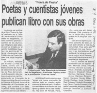 Poetas y cuentistas jóvenes publican libro con sus obras  [artículo].