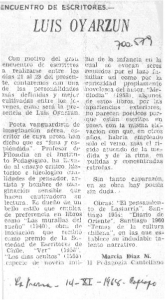 Luis Oyarzún