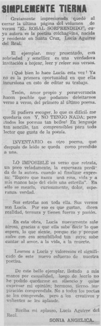 Simplemente tierna