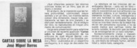 Cartas sobre la mesa