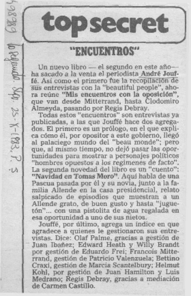 Encuentros.