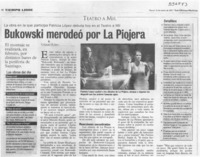 Bukowski merodeó por La Piojera