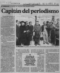 Capitán del periodismo  [artículo].