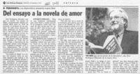 Del ensayo a la novela de amor  [artículo].