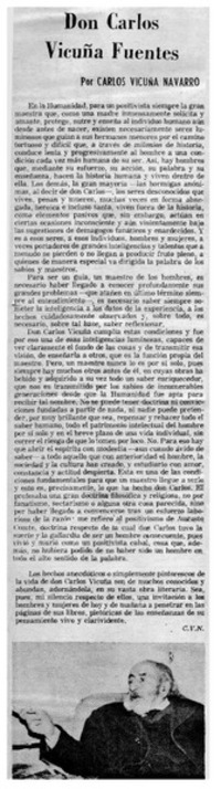 Don Carlos Vicuña Fuentes
