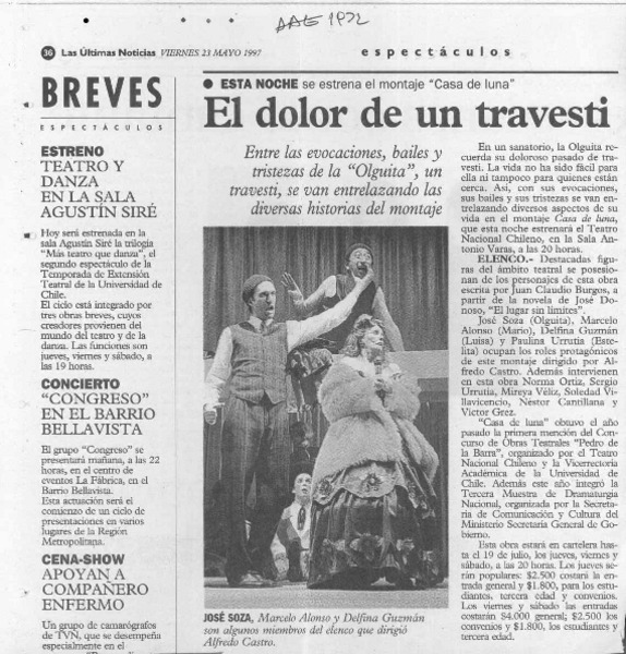 El Dolor de un travesti