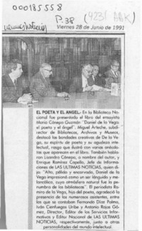 El Poeta y el ángel  [artículo].