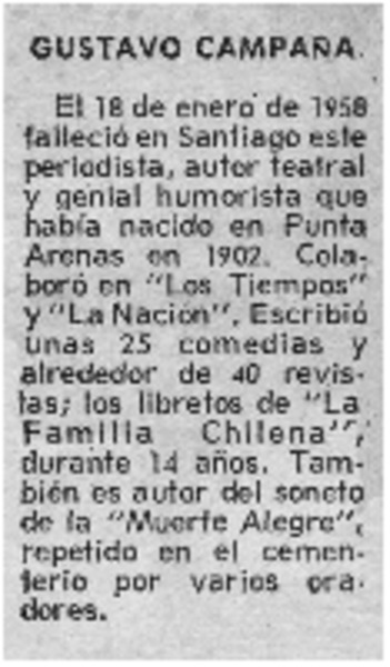 Gustavo Campaña.