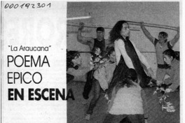 "La Araucana" poema épico en escena  [artículo].