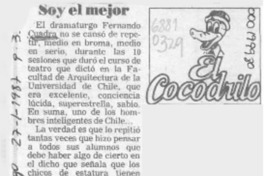 Soy el mejor  [artículo].