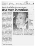 Una Tarea inconclusa  [artículo].
