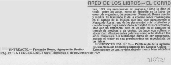 Entreacto.