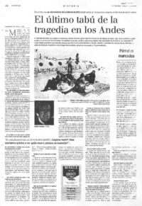El último tabú de ña tragedia en Los Andes