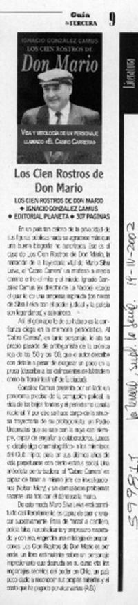 Los cien rostros de don Mario  [artículo]