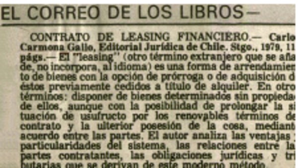 El correo de los libros.