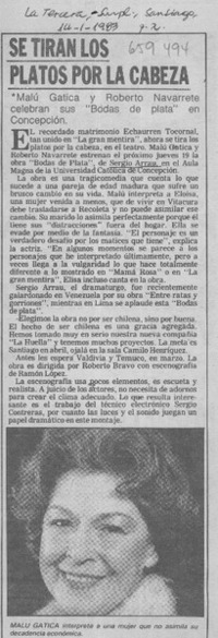 Se tiran los platos por la cabeza.  [artículo]