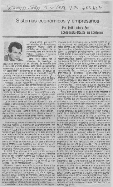 Sistemas económicos y empresarios