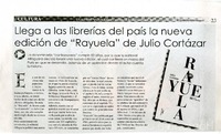 Llega a las librerías del país la nueva edición de "Rayuela" de Julio Cortázar  [artículo]