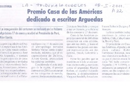 Premio Casa de las Américas dedicado a escritor Arguedas
