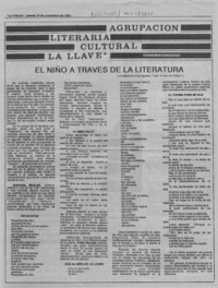 El niño a través de la literatura  [artículo] Alonso Espinoza.