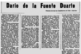 Darío de la Fuente Duarte.