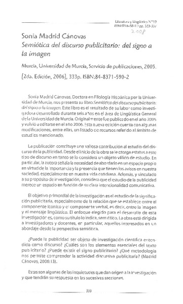 Semiótica del discurso publicitario