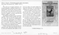 Conversaciones para solitarios  [artículo] Cristián Rodríguez