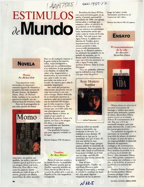 Estímulos de mundo  [artículo].