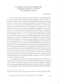El mundo de los vencedores en Habíamos ganado la guerra de Esther Tusquets
