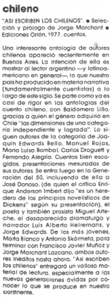 Chileno.