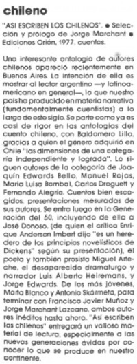 Chileno.