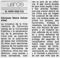 El niño que fue.