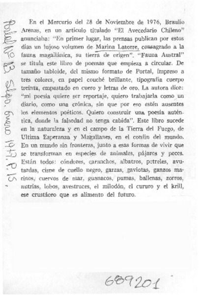 En el Mercurio --