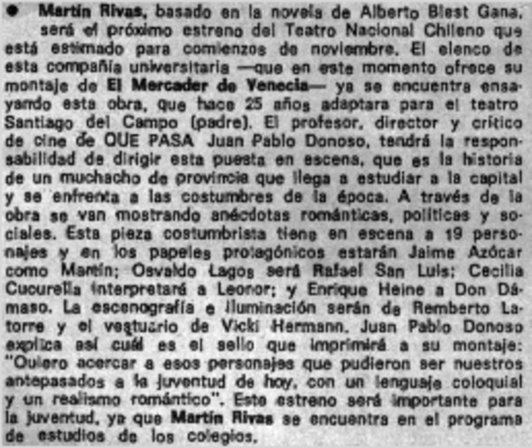 Martin Rivas.