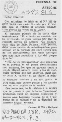 Defensa de Arteche.