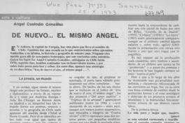 De nuevo... el mismo Angel