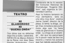 Teatro  [artículo].