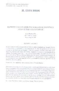 Representación burlesca de los blasones en Gran señor y rajadiablos  [artículo] Luis Hermosilla.