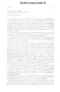Imágenes de la mujer en Carpentier y García Márquez