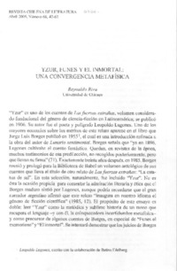 Yzur, Funes y el inmortal: una convergencia metafísica