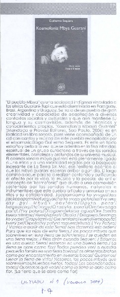 Kosmofonía Mbya Guaraní