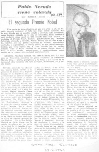 El segundo Premio Nobel