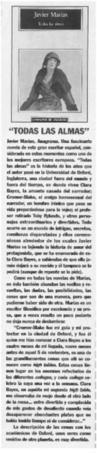"Todas las almas"