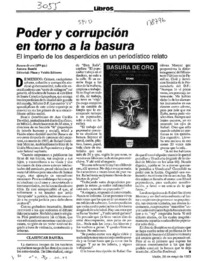 Poder y corrupción en torno a la basura  [artículo] Cecilia Bouleau.